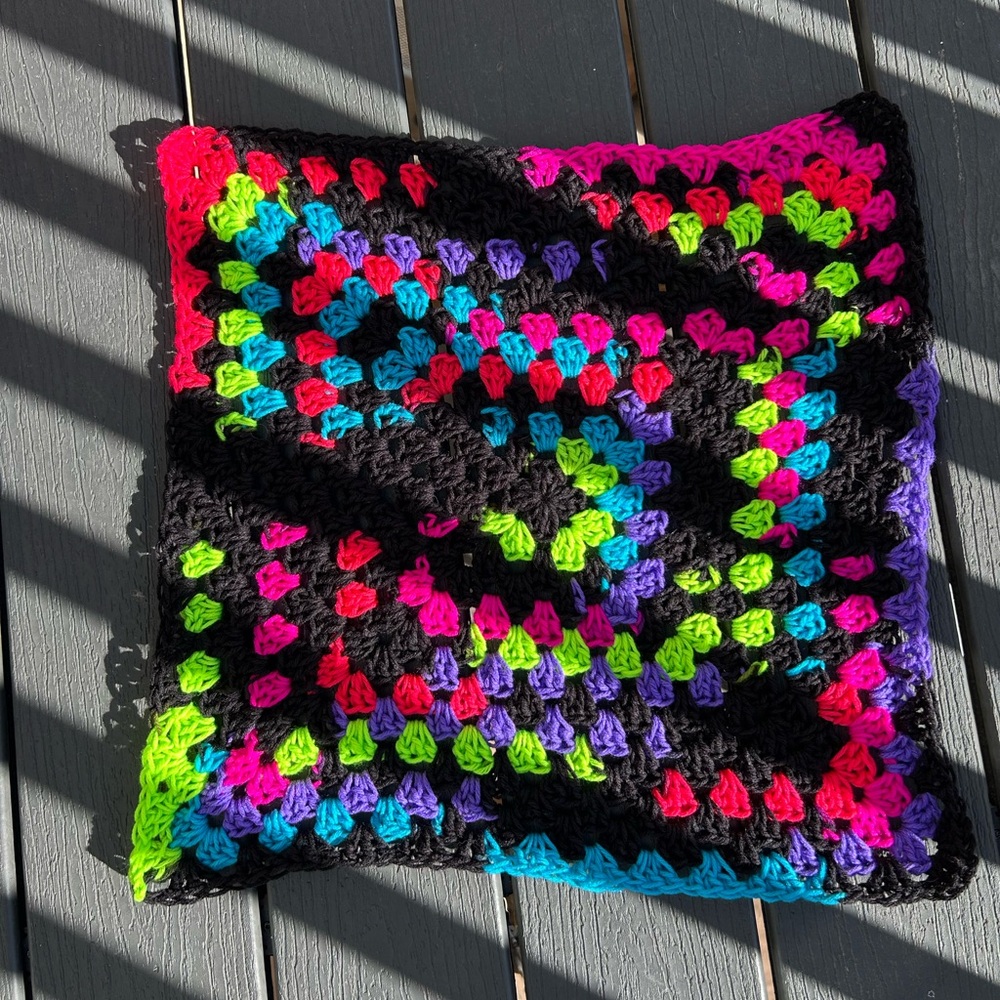 Neon baby‎ blanket